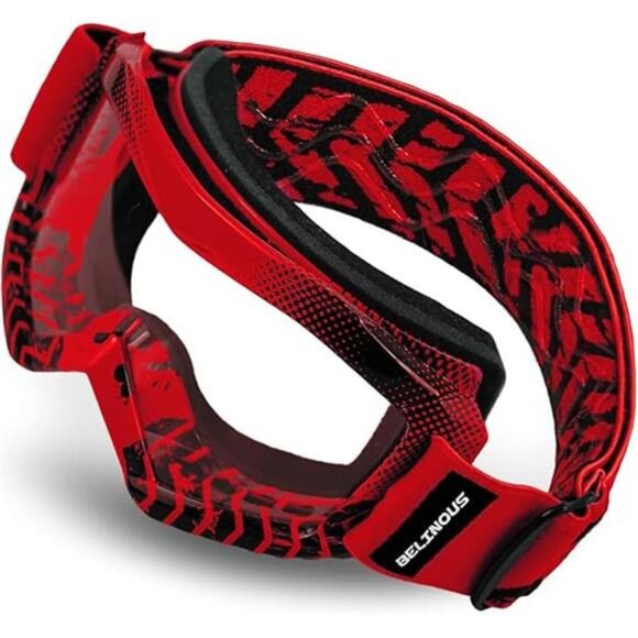 Kids Riding Goggles ATV Dirt Bike Motorcycle Motocross MX Youth UV Protection - Picture 7 of 7